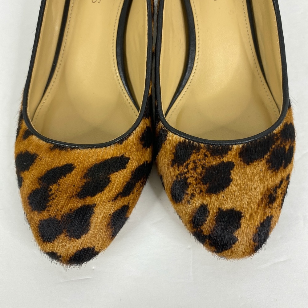 Talbots Calf Hair Leopard Print Pumps Sz. 6.5 - Picture 6 of 13